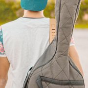 Vosarea Adjustable Guitar Belt in Brown with Soft Comfortable Material for Instrument Use