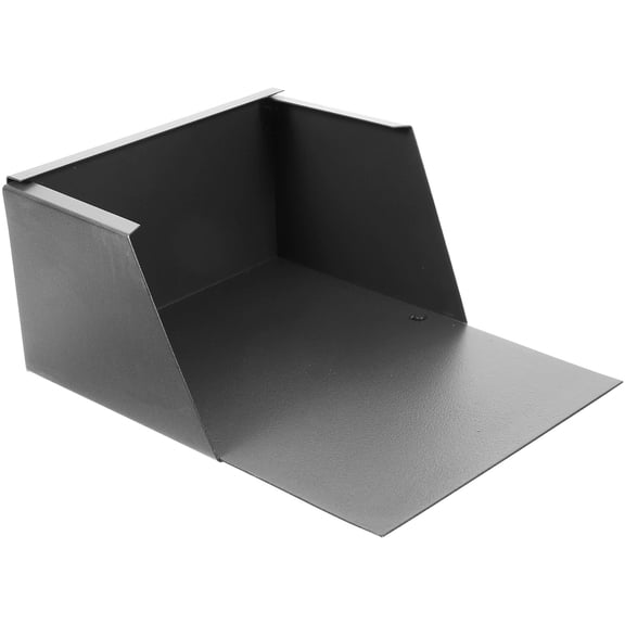 Vosarea Aluminum Rain Gutter Extender Splash Block Dark Grey with Durable Rust Resistant Finish