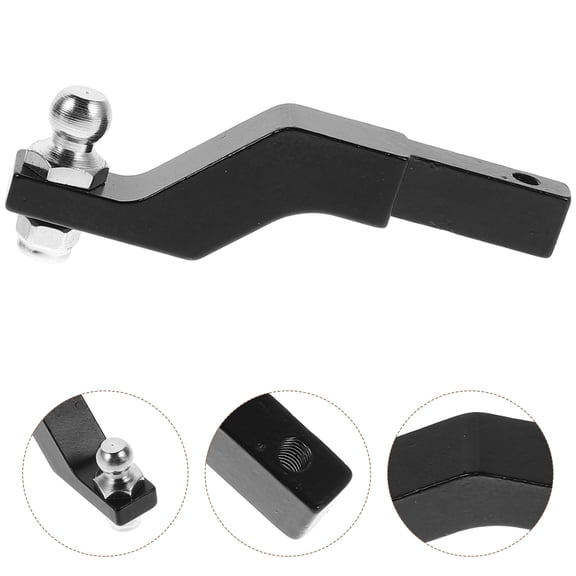 Vosarea Aluminum Trailer Tow Hitch Receiver for 1 10 Rc Climbing Car Metal Drop Hitch Compatible with Trx 4 Truck