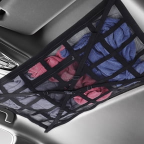 Vosarea Large Capacity Automotive Cargo Net with Polyester Material, Easy to Install, Ideal for Car and RV Use, Black