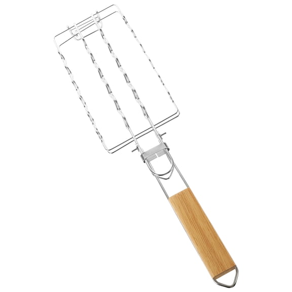 Vosarea Barbecue Grill Net Grilling Net in Silver 304 Stainless Steel for Father's Day 1Pack
