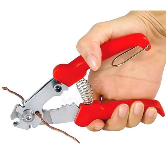 Vosarea Bicycle Housing Cutter Red Stainless Steel Clamp Cutter for Brake Gear Wire Cable Repair