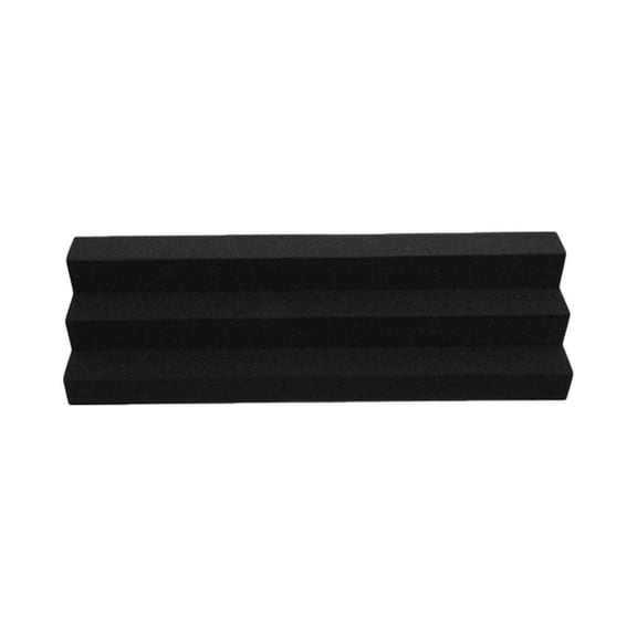 Vosarea Black Corner Trapezoidal Soundproof Pad Acoustic Block for Studio Sound Absorption