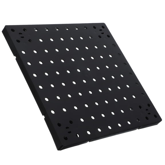 Vosarea Modern Black ABS Pegboard Panel for Versatile Space Organization