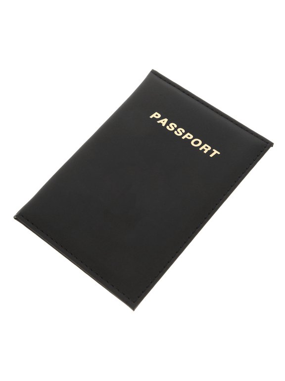 Durable Black Passport Protector for Travel and Id Card Storage