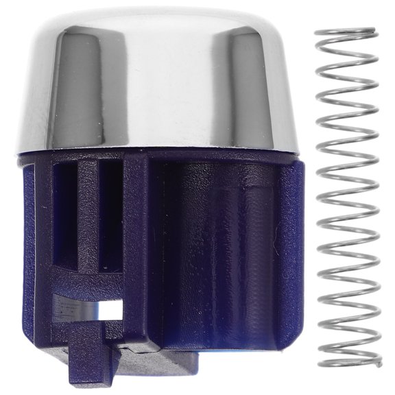 Vosarea Blue Gear Shift Knob with Push Button for Automatic Cars Designed for Smooth and Efficient Driving