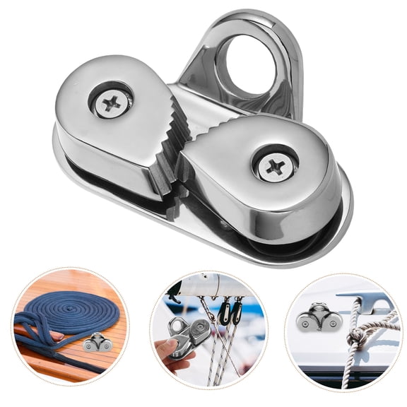 Vosarea Boat Rope Cam Cleat Stainless Steel Ball Bearing Marine Hardware for Speedboat Sailing