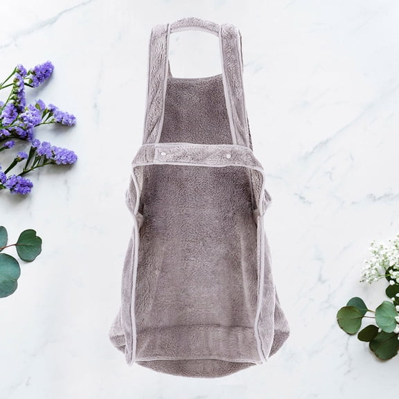 Vosarea Breathable Pet Holding Apron Dark Grey Skin Friendly Dog Carrier with Spacious Bag