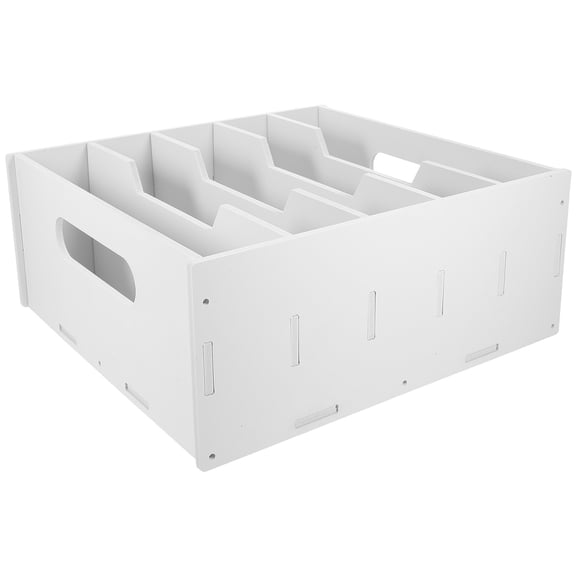 Vosarea Cash Register Box 1Set White Foam Multi Grid Design for Adults