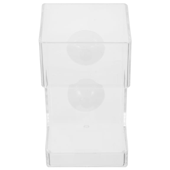 Vosarea Clear Acrylic Fish Tank Feeder Dish with Automatic Feed Control and Food Storage