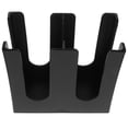 thumbnail image 1 of Vosarea Paper Cup Organizer Black Plastic Dispenser with Two Slots for Coffee Station Countertop, 1 of 6