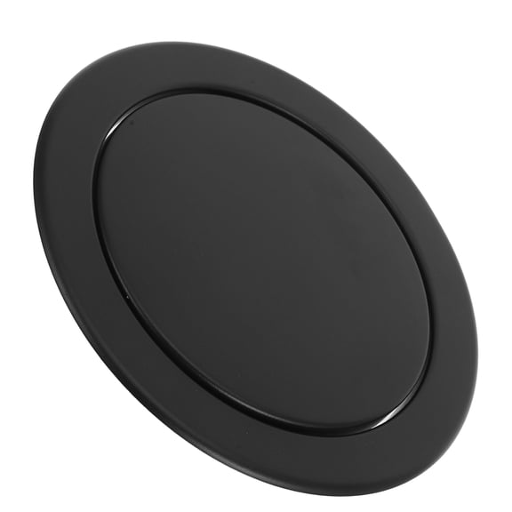 Vosarea Countertop Stainless Steel Trash Lid Recessed Swing Cover with Balance Flap for Kitchen Use