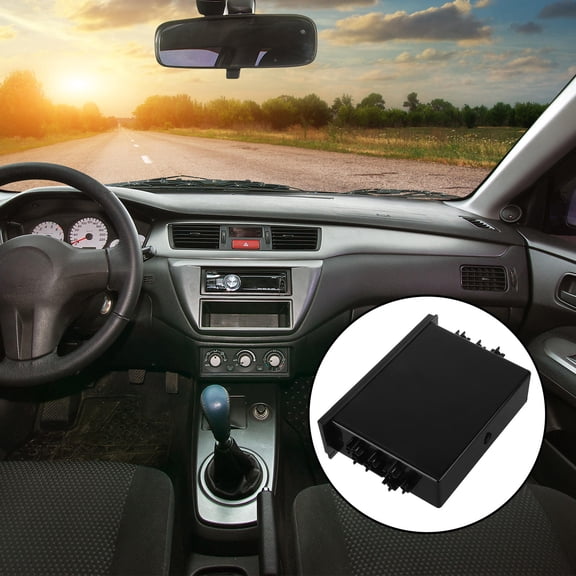 Vosarea Black Dash Trim Storage Box for Car CD Player Organizer with Easy Installation and Design