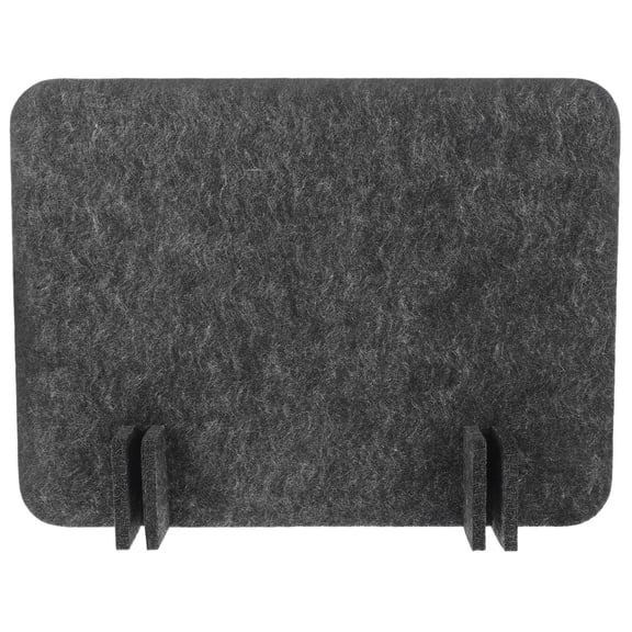 Vosarea Desk Privacy Divider Felt Board Dark Grey No Drill Office Study Room Panel