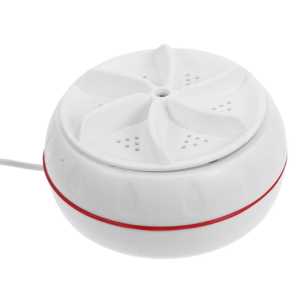 Vosarea Mini Washing Machine for Dormitory Use, Compact White ABS Handkerchief Washer, 1 Set