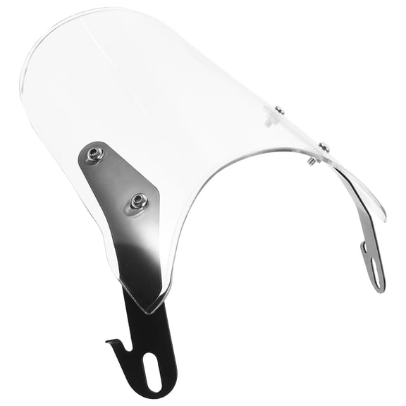 Vosarea Durable Transparent Motorcycle Windscreen Universal Fit for Most Models