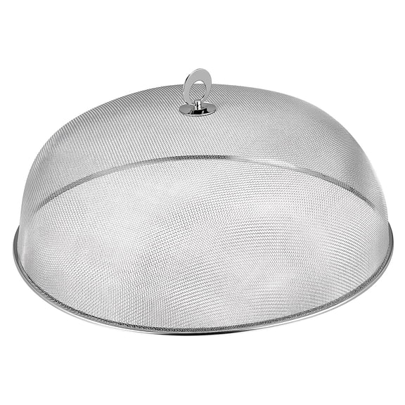Vosarea Food Tents Dome Food Protector Silver Stainless Steel Cover 1 Set