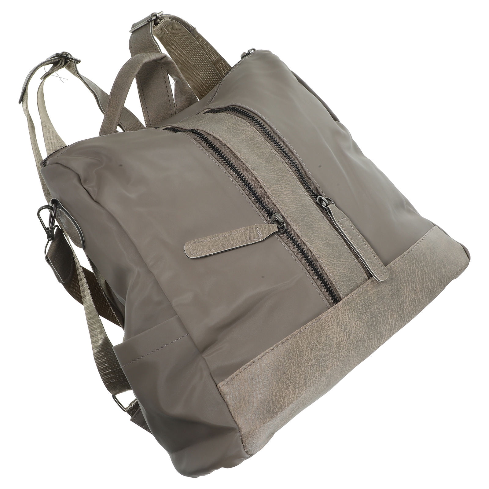 Vosarea Grey Multi Use Nylon Backpack with Adjustable Straps Waterproof ...