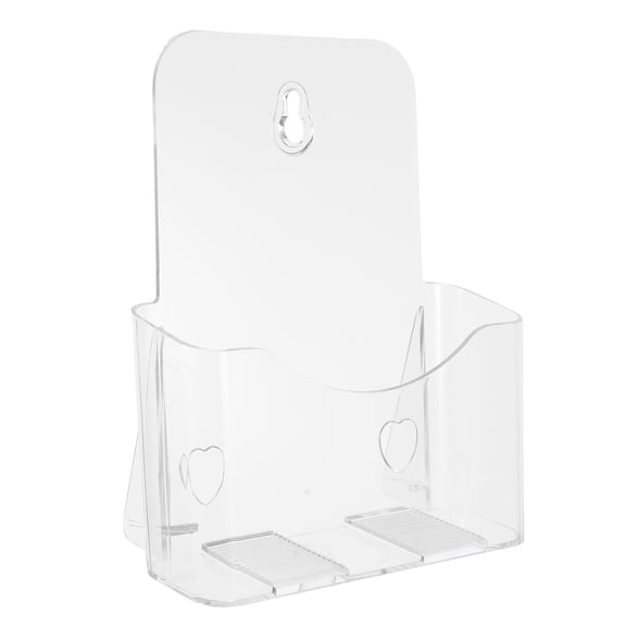 Vosarea Hanging File Sorter for Wall Acrylic Document Holder for Office 1Set