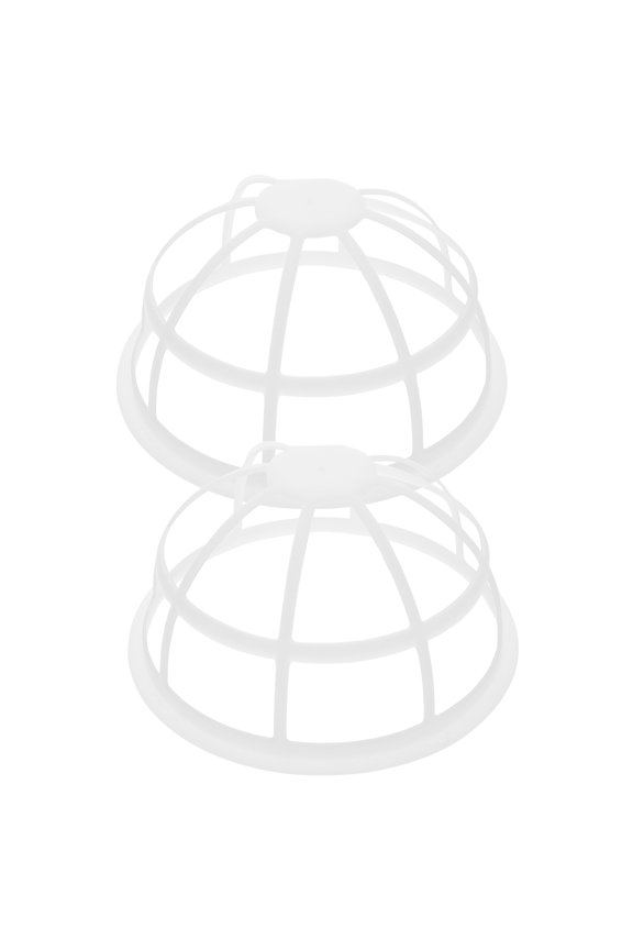 Hat Protector For Washing Machine Baseball Cap Washing Cage Plastic 2pcs