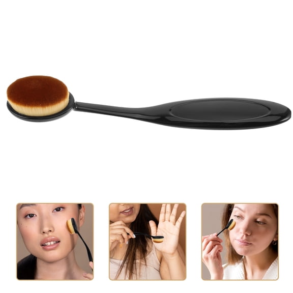 Vosarea Highlighter Makeup Brush with Soft Faux Fiber for Gentle Application and Natural Glow