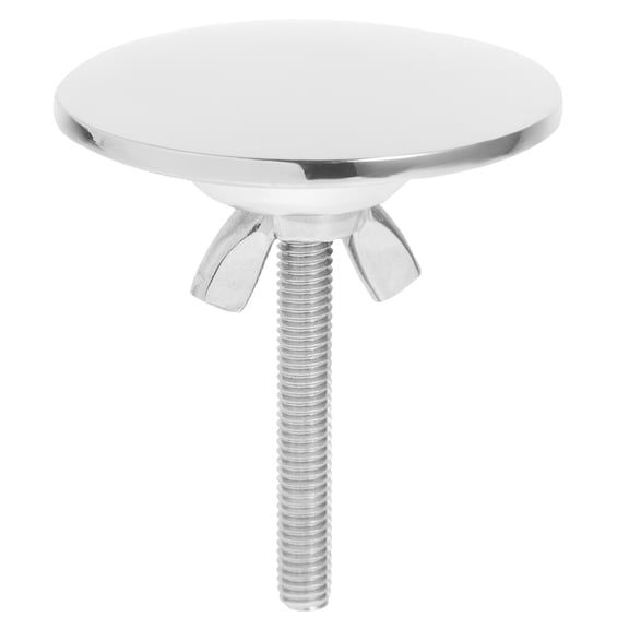 Vosarea Kitchen Sink Hole Cover Silver Zinc Alloy Faucet Decorative Hole Plug Washbasin Basin Cover 2.36X2.04X2.04in