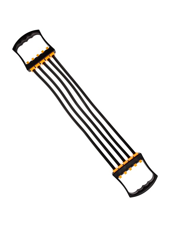 Long Black Tpe Chest Expander for Daily Use and Muscle Training