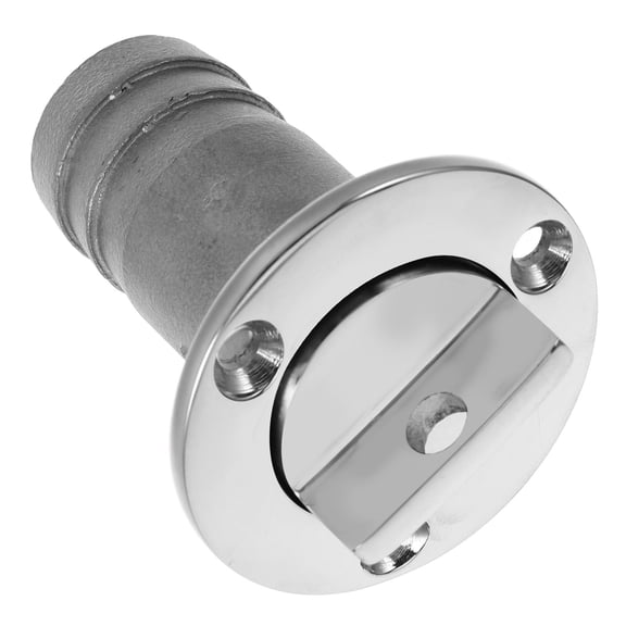 Vosarea Marine Stainless Steel Transom Drain Plug Plated Silver with Easy Install for Boat Engine Water Plug