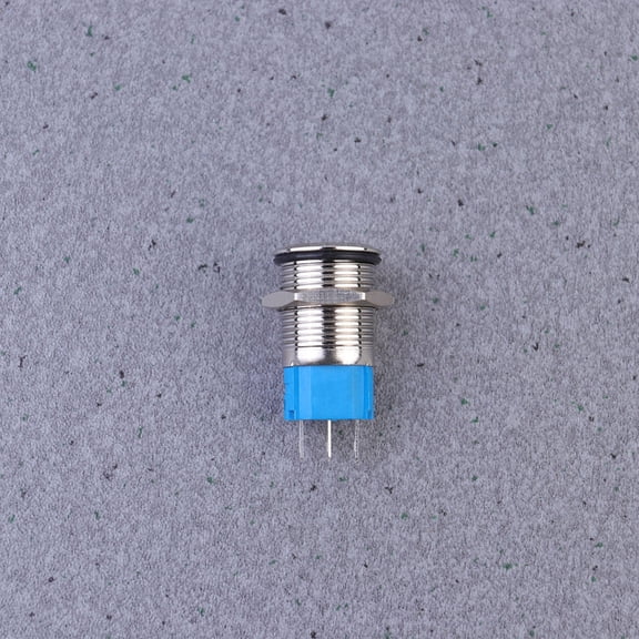 Vosarea Metal Waterproof Button Switch Stainless Steel Self Locking 1Pack