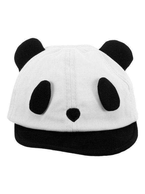 Lightweight Panda Beanie Hat with Breathable Fabric and Soft Sun Brim for Outdoor Comfort
