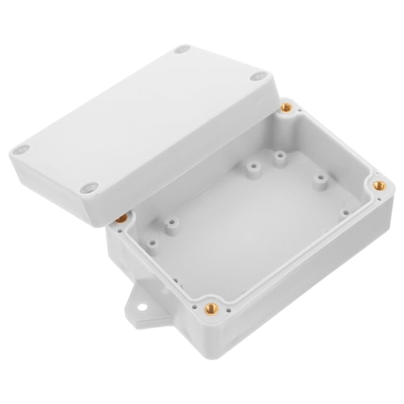 Vosarea Plastic Outdoor Electrical Junction Box White for Tunnel Lights and Road Landscape Wiring