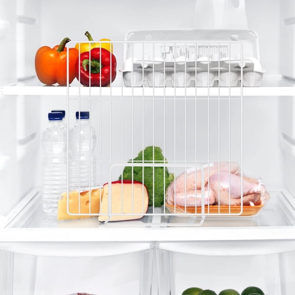 Vosarea Refrigerator Divider For White Mesh Grid Designed For Ice Cream Storage 1Pack