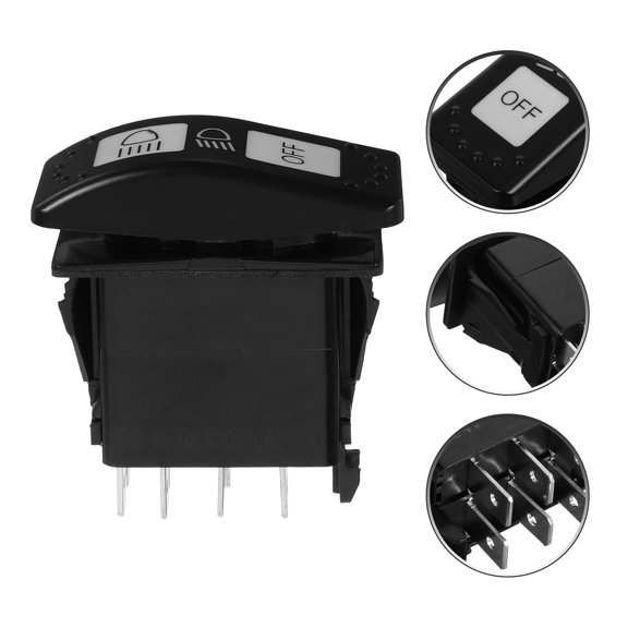 Vosarea Reliable ABS Rocker Switch for Automotive High Low Beam and Multi Electrical Applications