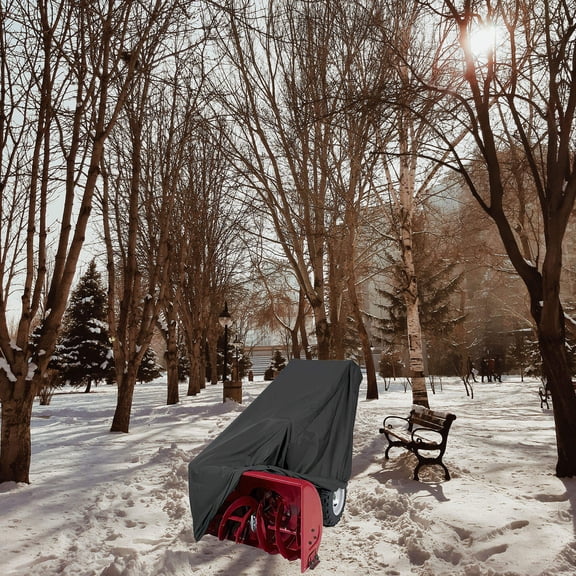Vosarea Reusable Black Snow Blower Cover Wear Resist Protector with Easy Storage