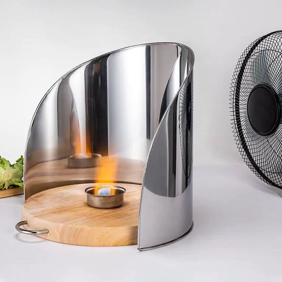 Vosarea Roll Up Stainless Steel Cutting Board Baffle and Splatter Shield for Kitchen Use