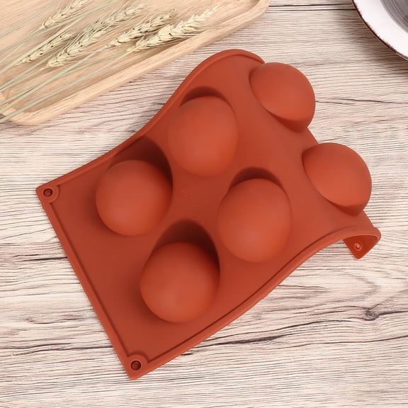 Vosarea Silicone Half Circle Cake Mold Assorted Colors for Baking Chocolate and Ice Cream