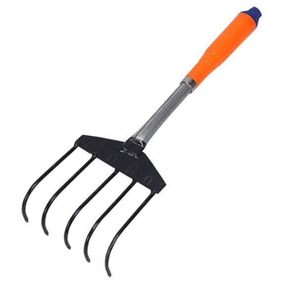 Vosarea Stainless Steel Clam Rake with Handle for Efficient Beach Shell Digging and Soil Digging