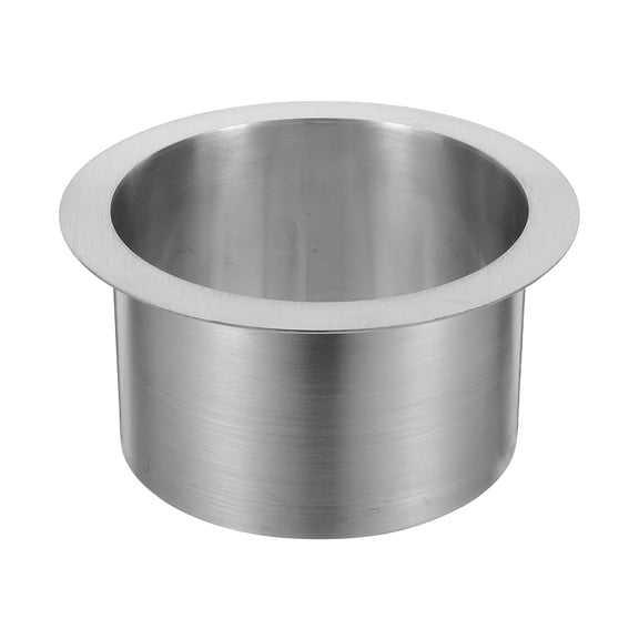 Vosarea Stainless Steel Trash Chute for Trash Can Embedded Round Drop-in Grommet for Home Office Use