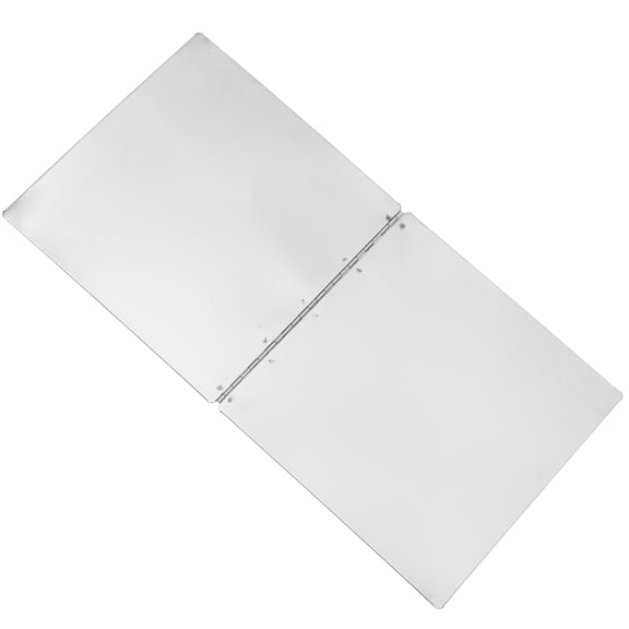Vosarea Stove Top Splatter Guard Plated Silver Metal Screen Foldable Design for Easy Kitchen Storage