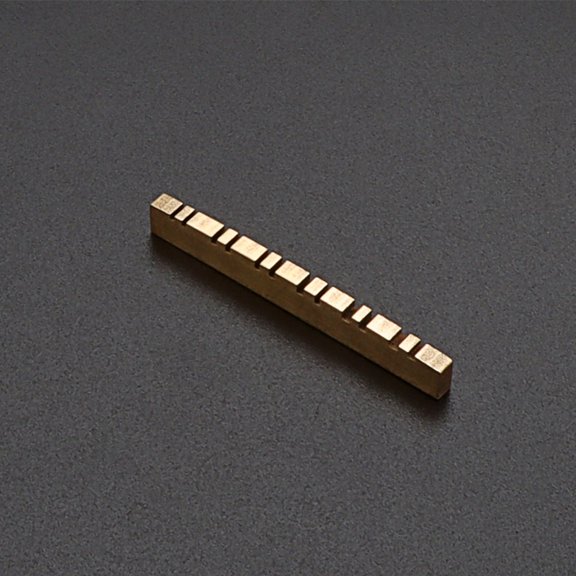 Vosarea String Instrument Replacement Nut Brass 1Pack for Guitarists Practice
