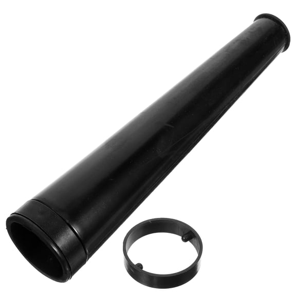 Vosarea Sturdy Black Blower Tube Extension Hose for Efficient Lawn Mower Debris Clearing