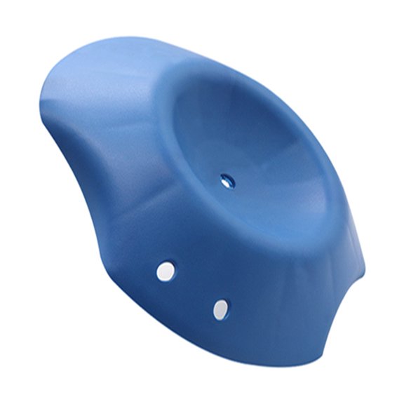 Vosarea Sturdy Blue Rubber Wheel Chocks for Trailer and Rv Parking Stopper Blocks