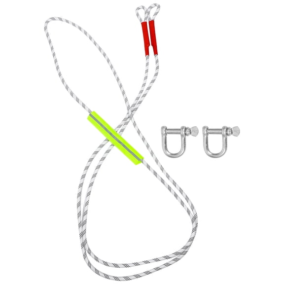 Vosarea Tow Rope for Vehicles Car Tow Rope Nylon Heavy Duty 1 Set