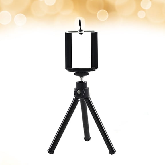 Vosarea Universal Black Phone Tripod for Stable Desk and Outdoor Mobile Support