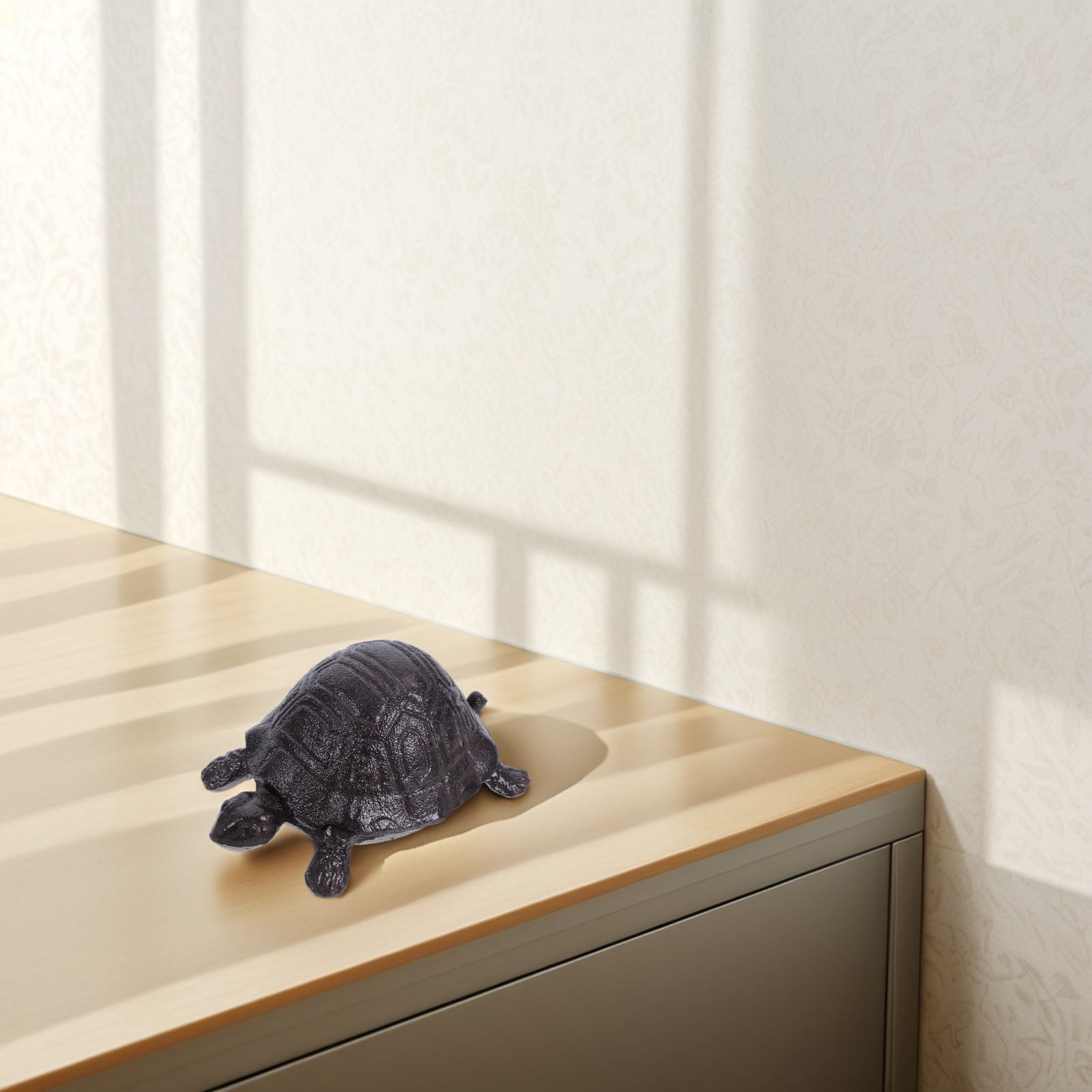 Turtle Packaging Vosarea Vintage Cast Iron Turtle Box for Keys and Small Items, Black ...