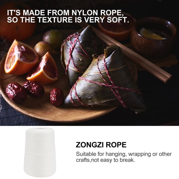 Vosarea White Cooking Twine Rope for Meat Tying Wrapping Sausage Hanging and Baking Crafts