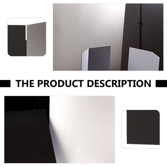 Vosarea White Folding Photography Backdrop Board Thick Cardboard Reflective Tool for Shooters