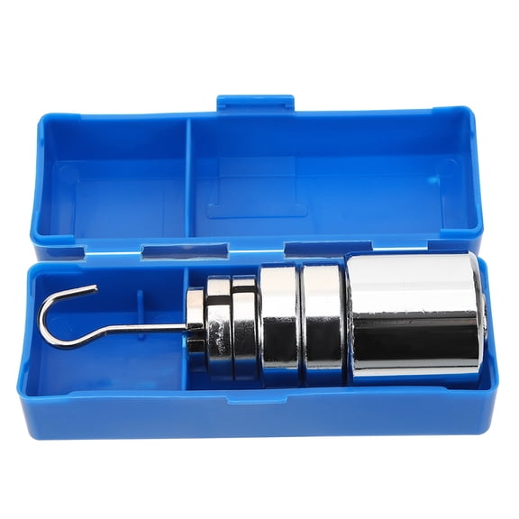 Vosarea 1Set Assorted Color Metal Slotted Mass Set for Balance Use and Lab Experiments