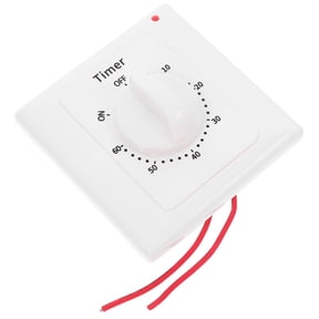 Vosarea White Timer Switch for Home Use Mechanical Outlet Timer with Multiple Settings