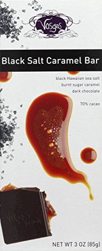 Vosges Haut-Chocolat 72% Cocoa Burnt Caramel Bar - Black Salt - Case of 12 - 3 oz